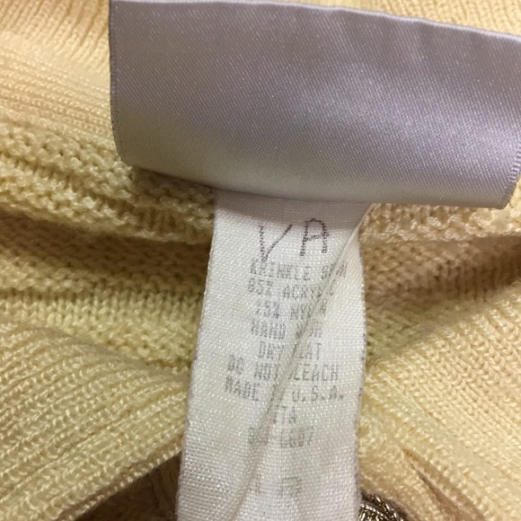 Vintage 80's Mita button down cardigan - size 18 - Picture 5 of 8